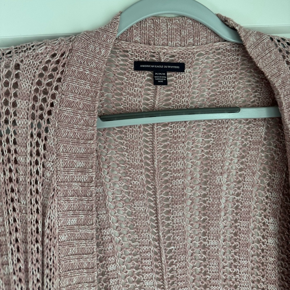 Pink American Eagle Cardigan - Picture 2 of 5